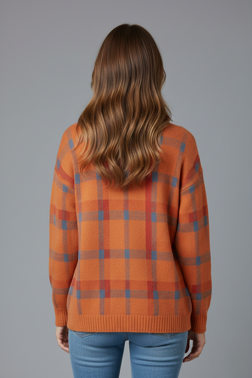 Brindley London | Soft Plaid Cardigan