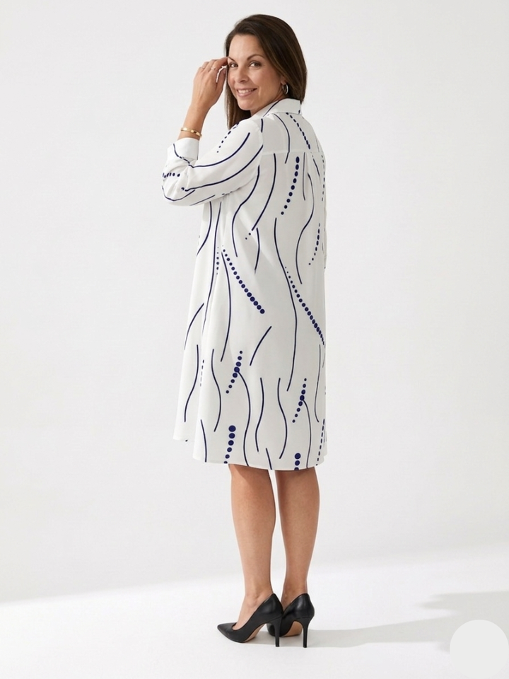 Brindley London | Elegant and Flowing Shirt Dress