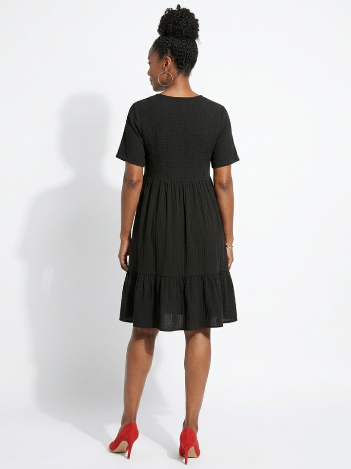 Brindley London | Casual Short-Sleeve Dress