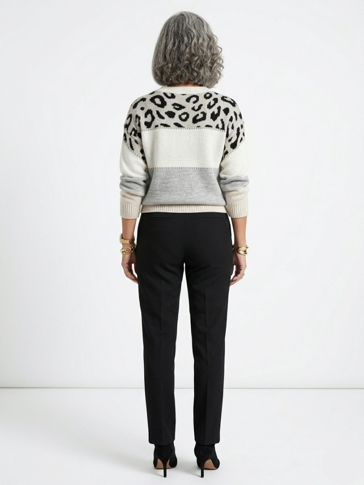 Brindley London | Leopard Elegance Sweater